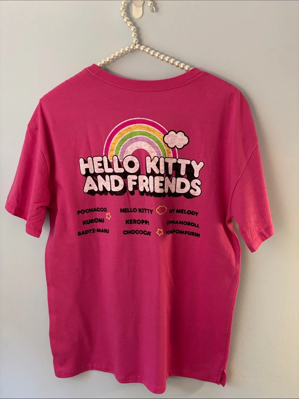 GAP Bright Pink Hello Kitty & Friends Graphic Tee